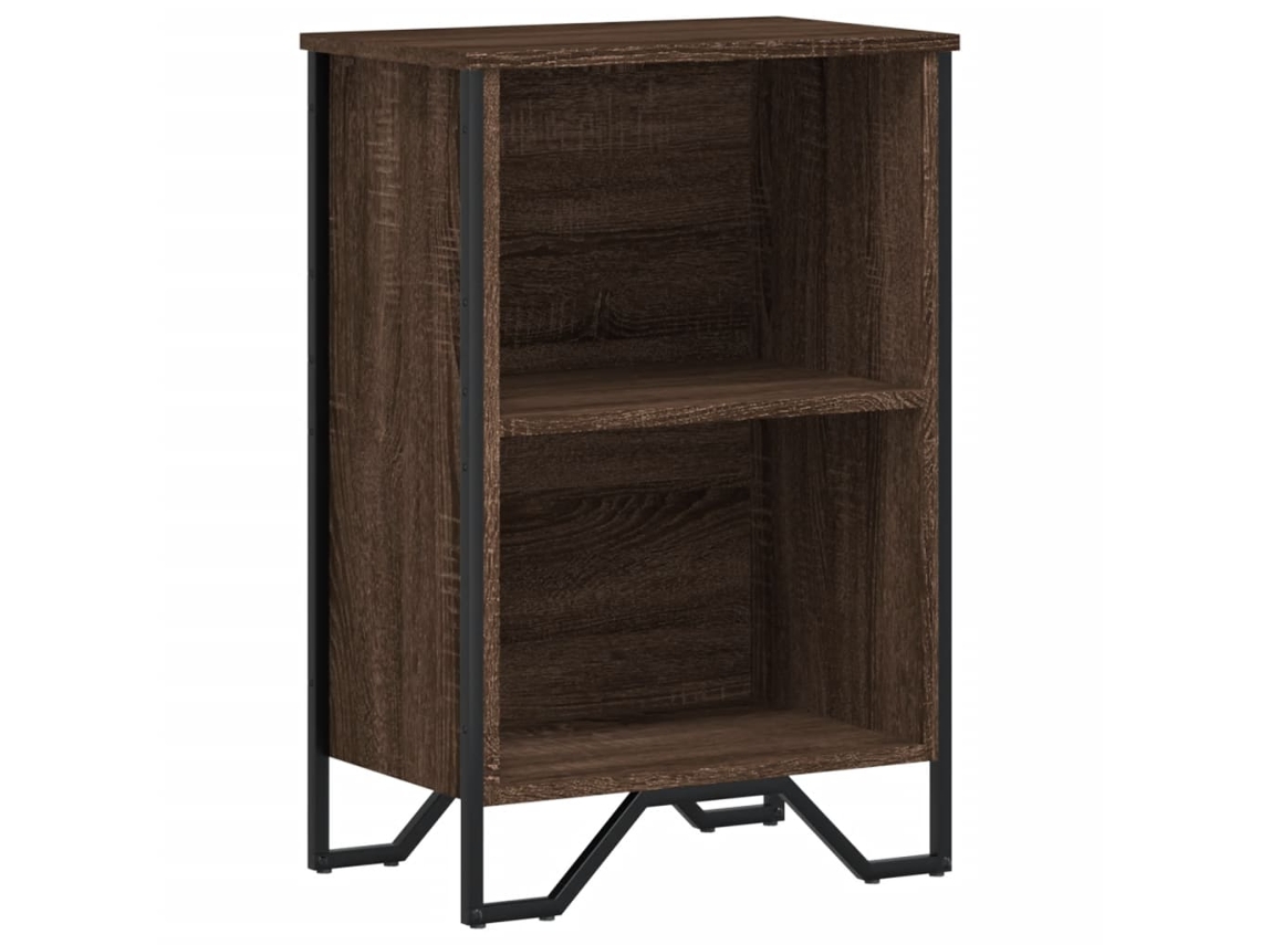 Estantería Maison Exclusive de roble marrón en derivados de madera (50x31x74,5 cm)