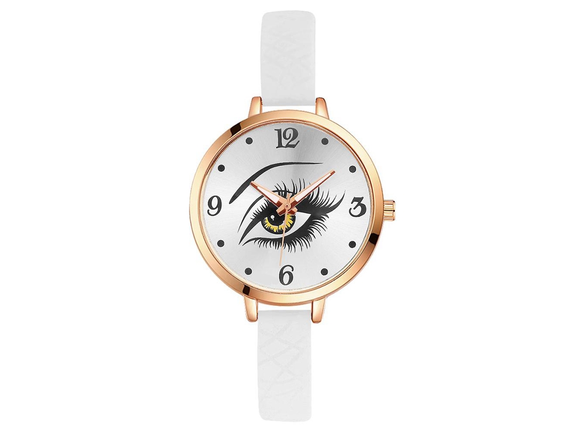 Reloj De Pulsera Redondo De Cuarzo Para Mujer Lvpai P545, Aleación Rosa De Moda
