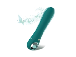 Vibrador de punto G con 10 modos de vibración, juguete sexual para adultos (verde)