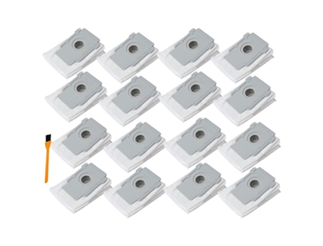 Pacote com 16 bolsas a vácuo para irobot roomba i7 i7+/i7 plus e5
