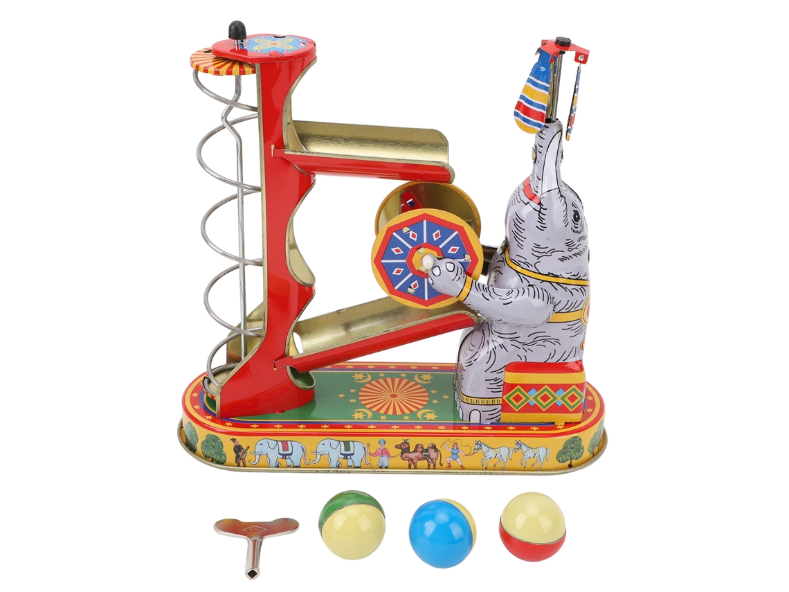 Juguete De Carga De Llave De Elefante, Juego De Bolas De Hierro Coleccionable Vintage Para Regalo