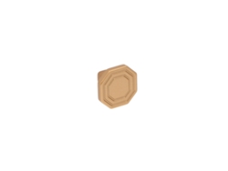 Pomo Para Muebles De Zamac Diámetro 30mm X 23 Oro Milán Lote De 25