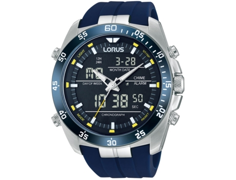 Reloj para Hombre Azul Silicona Analog-Digital Chrono Rw617Ax5 LORUS