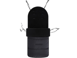 Saco de dormir para cochecito de bebé, cálido y resistente al viento, para invierno, colchoneta para cochecito de bebé Cuich (negro)