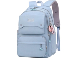 2026-mochila Casual Para Adolescentes Y Mujeres Escuela Colegio Viaje Portátil Azul