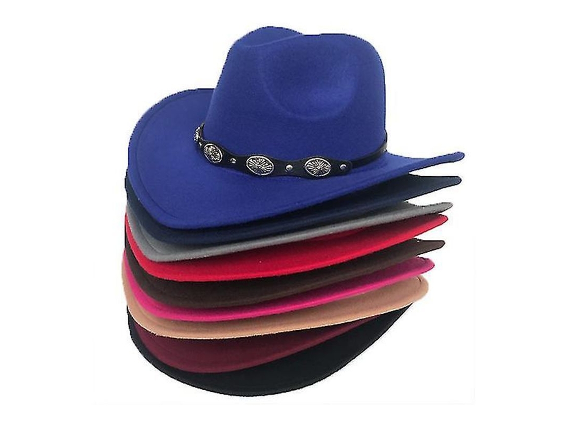 2026-sombrero Vaquero De Sol Con Decoración De Metal Para Exteriores Y Fiestas