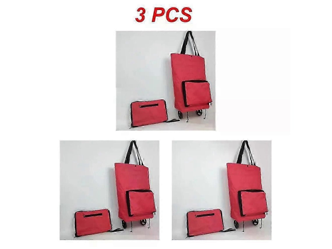 Bolsa de compras plegable, carrito con ruedas, organizador de verduras, portátil. GOKOCO