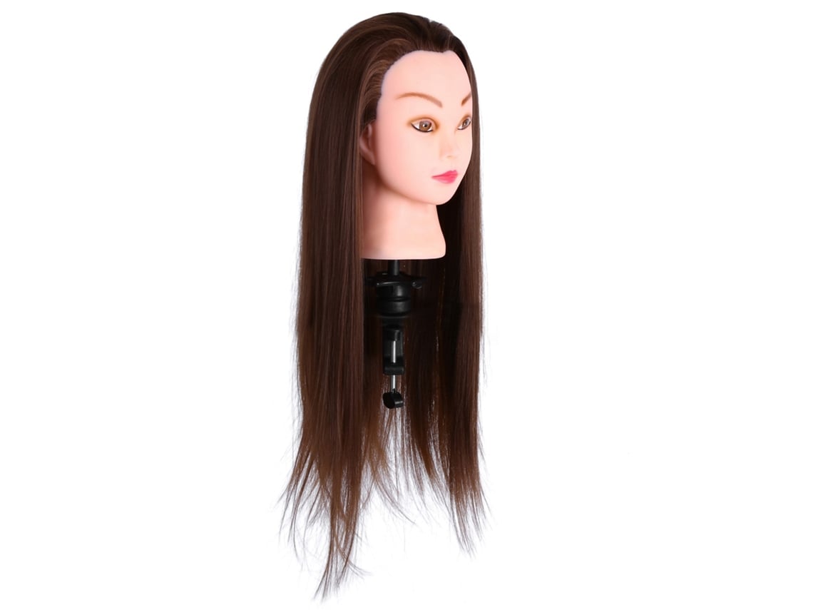 Cabeza de maniquí para formación en peluquería para prácticas de salón