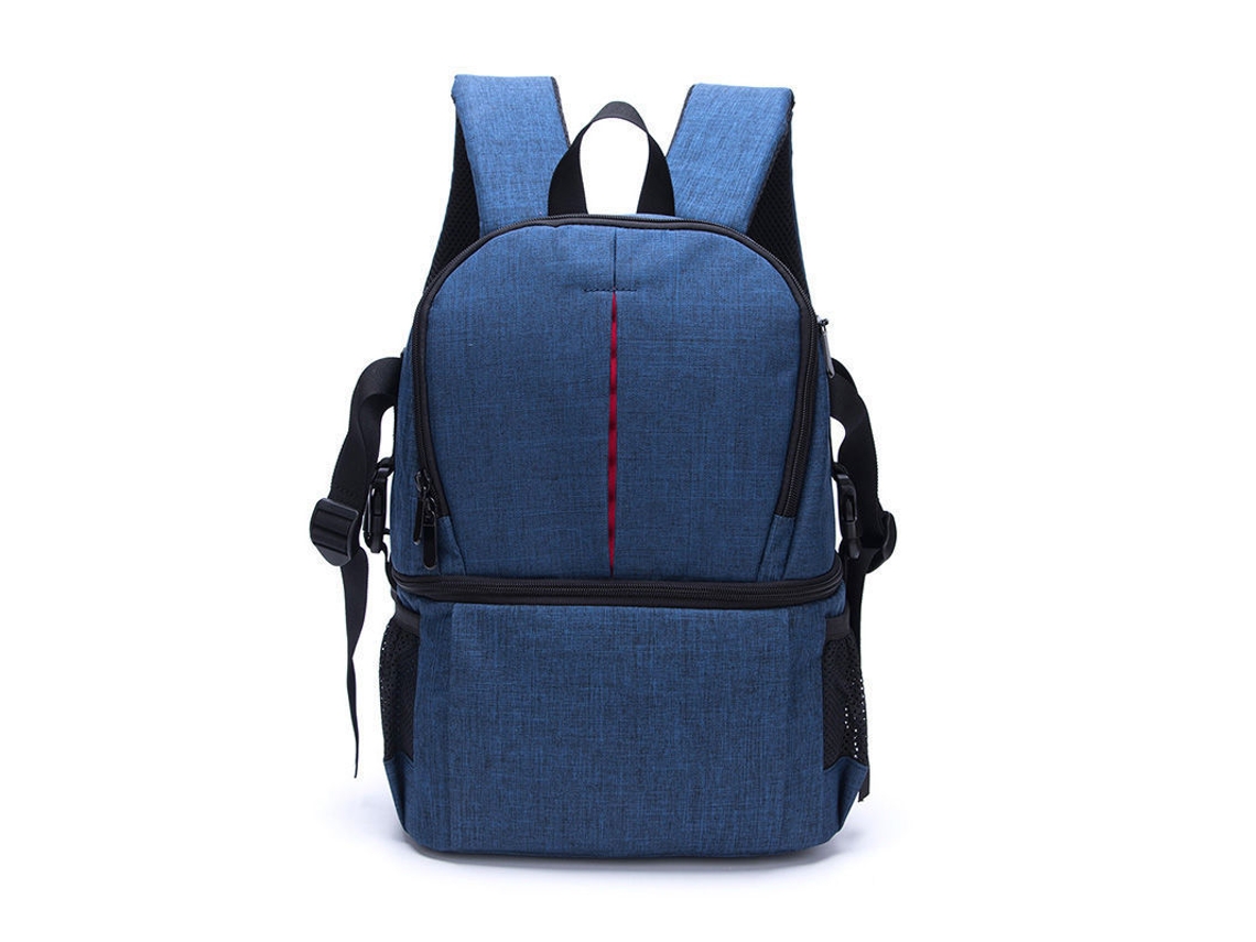 Mochila para cámara de tela Oxford impermeable y resistente al desgaste, Cuich (azul)