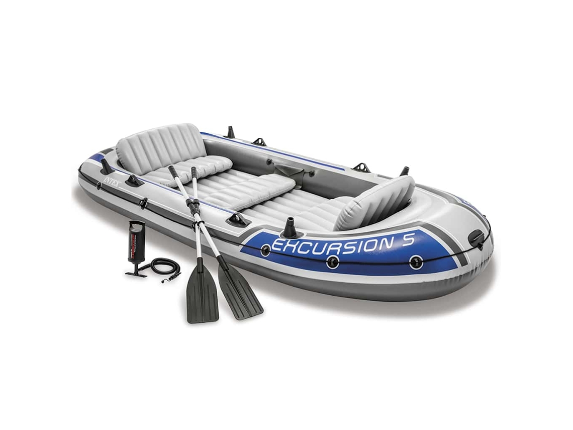 Bote Inflable INTEX Plateado Plástico