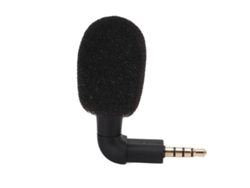 Mini micrófono omnidireccional con conector de 3,5 mm, micrófono pequeño y portátil, mini micrófono de audio para solapa.