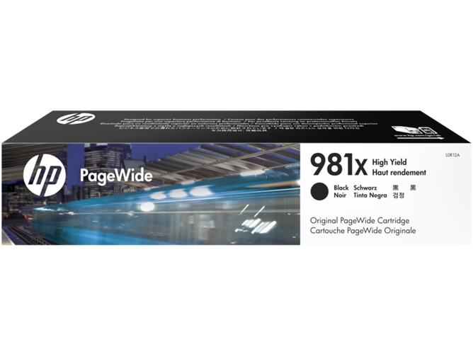 Cartucho original HP PageWide 981X amarillo