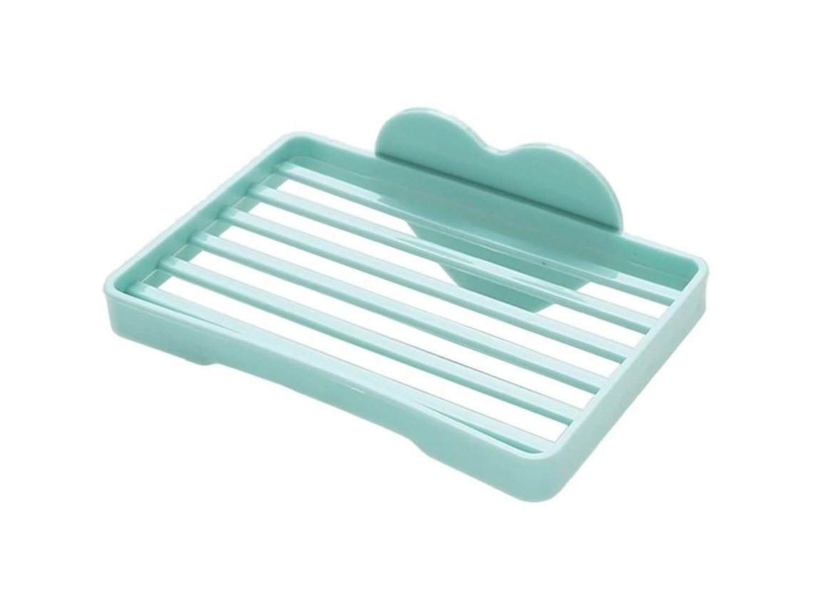 Bandeja Para Jabón Corazón, Recipiente De Jabón De Baño Creativo, Hecho De Pp Ecológico - Verde