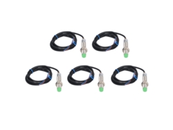 2026dz-5pcs Sensor de proximidad M18x1 2 cables normalmente cerrados 90-250vac para detección de distancia