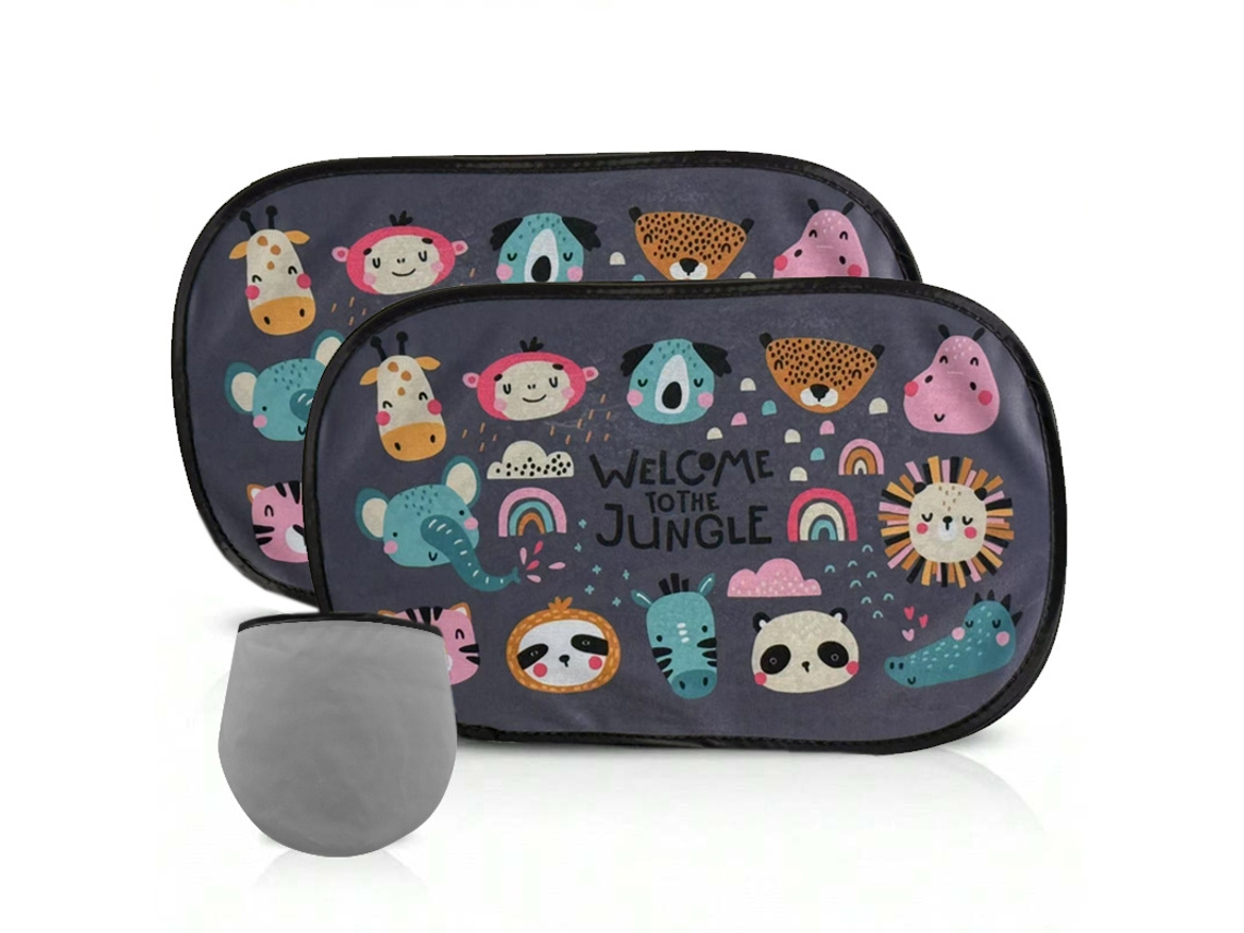 Parasol Infantil Para Coche Henten Home 51 X 31 Cm - Protección Solar Y Contra El Calor (2 Unidades)
