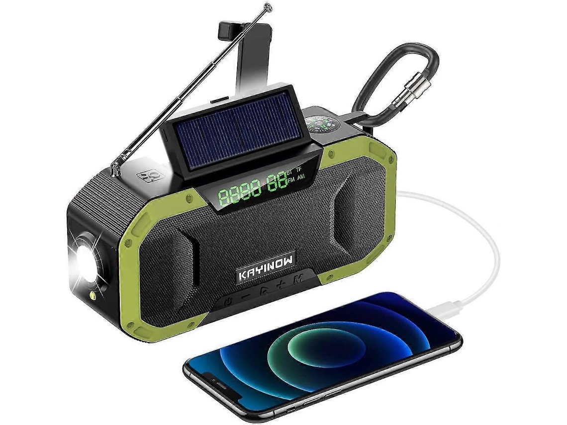 Radio portátil de emergencia GOKOCO con altavoz