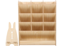 Caja De Almacenamiento De Madera Para Bolígrafos, Material De Arte Y Papelería, Organizador De Escritorio.