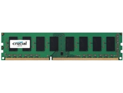 Memoria RAM DDR3 CRUCIAL CT51264BD160B (1 x 4 GB - 1600 MHz - CL 11 - Verde)
