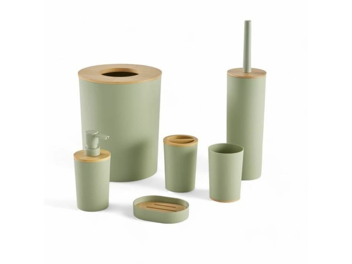 Juego de baño Today (plástico verde moderno)