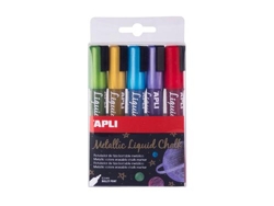 Giz Liquido Apli Ponta Redonda 5,5Mm Metal 5Un