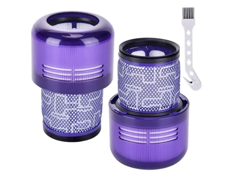 2 pacotes de filtros para dyson v11 v15 sv14 sv22 filtro de substituição lavável
