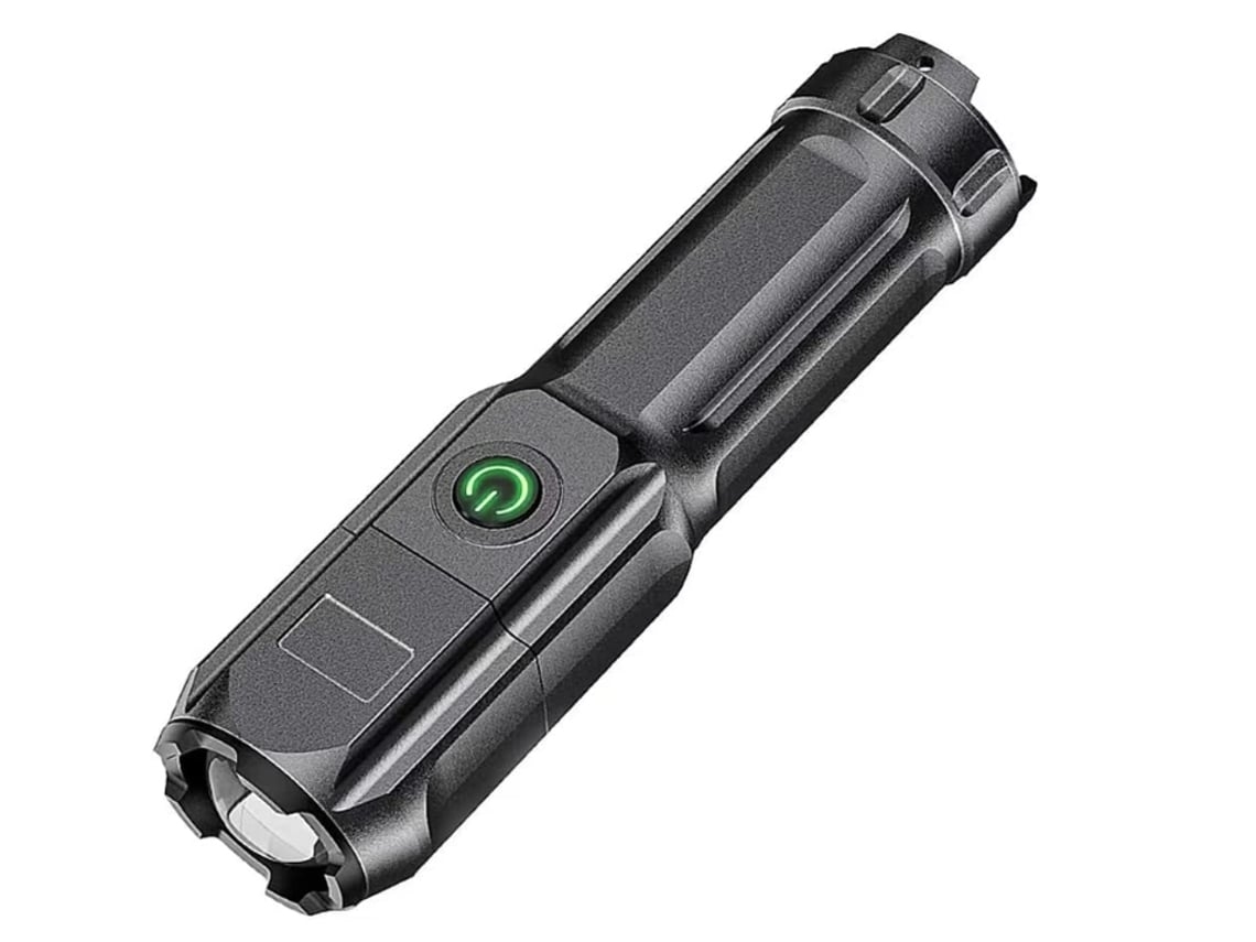 YEMAESRE Sl032-X Linterna Super Brillante Batería Incluida con Zoom Negro