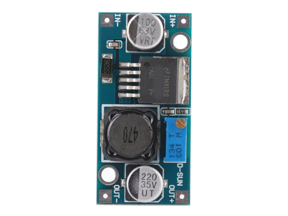 Módulo Convertidor Reductor Dc-dc Ajustable De 4,5-60 V A 3-35 V Lm2596hvs (2 Unidades)