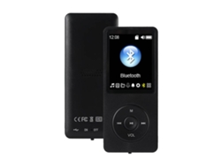 Lector Mp3 Ultra Thin Player Soporta Tarjeta De Memoria Pequeño Con Pantalla Lcd De 1 8 Pulgadas Con Tarjeta De 16gb Gusshious Negro