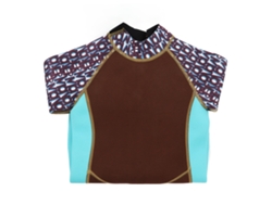Traje De Neopreno De Manga Larga Para Niños De 2,5 Mm Con Cordón Ajustable En La Espalda, Tejido Elástico Y Cálido, 6 Tallas.