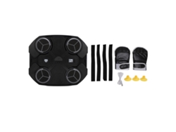 Máquina De Boxeo Musical Inteligente Con Objetivo De Pared Bluetooth, Guantes Y Equipo De Entrenamiento Para Gimnasio En Casa O En Interiores - Negra