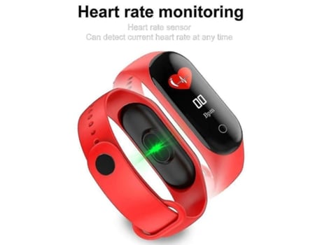 Smartwatch M4 Fitness Tracker Ritmo cardíaco Presión arterial Conteo de pasos Relojes deportivos