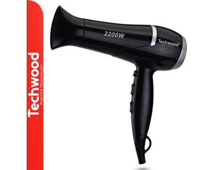 2200W Secador De Cabello De Techwood Black Techwood