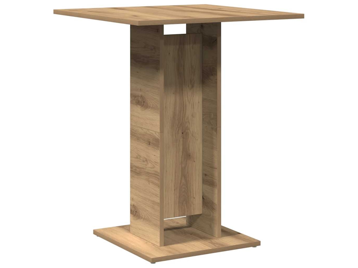 Mesa Bistro de Madera de Roble Artesanal (60x60x75 cm) EXCLUSIVA MAISON