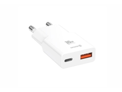 Cargador de Pared SWISSTEN Travel Charger (GaN - 30 W - Blanco)