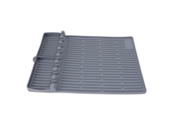 Alfombrilla De Silicona Antideslizante Y Resistente Al Calor Para Barbacoa, Con Ranuras Para Utensilios Y Especias.