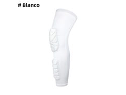 Rodillera de compresión Honeycomb para baloncesto, rodillera deportiva para adultos Mdug (blanca, 1 l)
