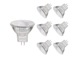 Bombillas Halógenas, 20 W 12 V Mr11 Gu4, 6 Unidades