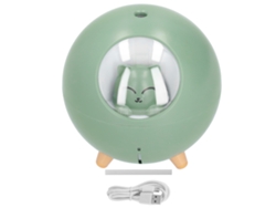 Humidificador de aire para coche Mdugmini, humidificador de vapor frío, 220 ml, verde
