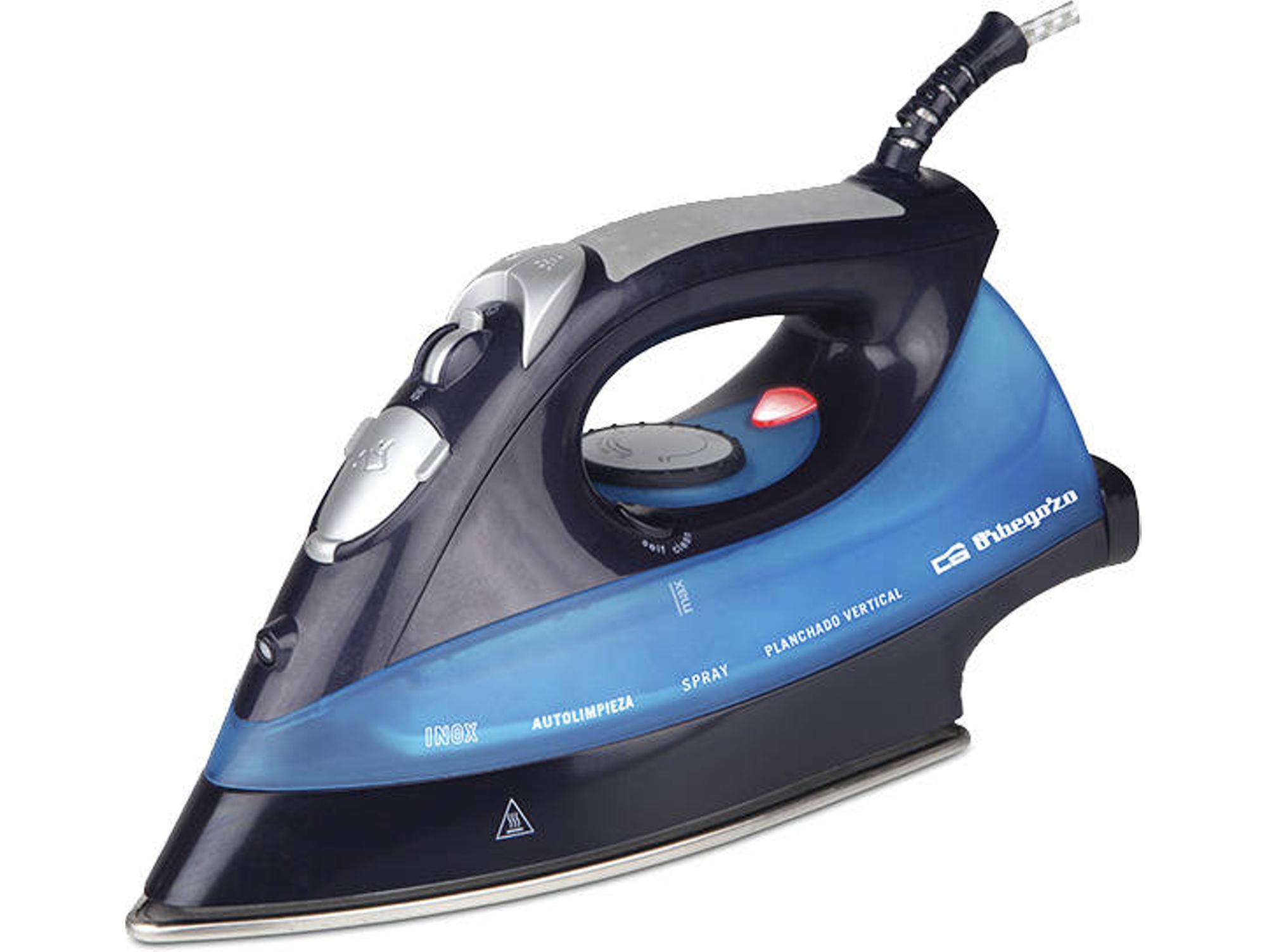 Plancha de Vapor ORBEGOZO SV 2680 (Suela: Acero)
