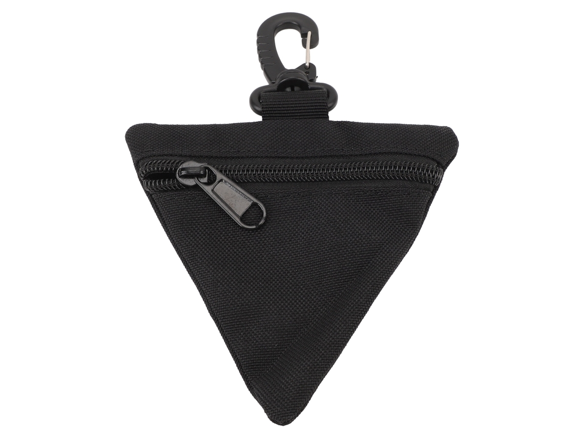 Monedero Triangular Ligero Y Portátil De Nailon Resistente Y Duradero Para Uso En Exteriores - Negro