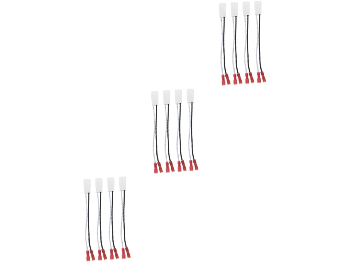 Conjunto De 12 Conectores Adaptadores Para Chicote De Cabos De Alto-falantes Automotivos