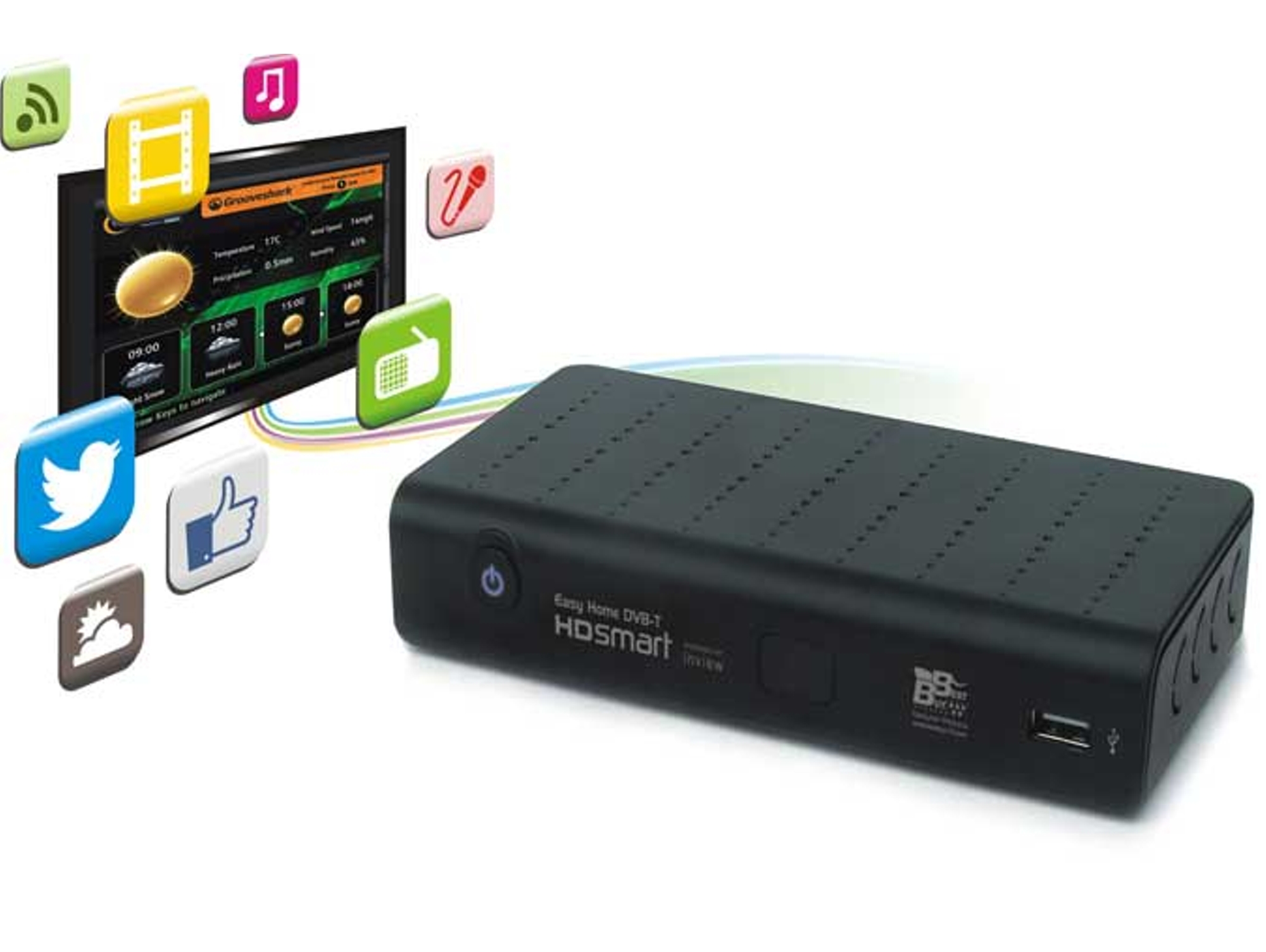 TDT BEST BUY EASY Home DVB-T HD Smart TV