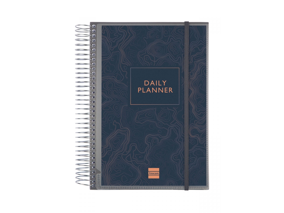Agenda Diaria A5 Sem Datas FINOCAM Mytime 2024 C/Elastico 8015101 E10