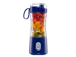 Licuadora Portátil Para Batidos Y Vitaminas, Exprimidor De Frutas Personal Para Viaje, Recargable Usb De 4000 Mah Gusshious Azul Oscuro