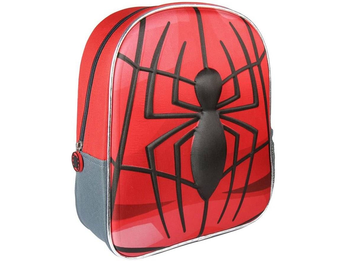 Mochila CERDA Spiderman (Rojo - 31 x 25 x 10 cm - Poliéster)
