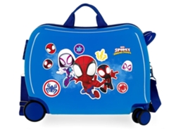 Maleta de Viaje Infantil MARVEL Spidey Go Webs Go 2 Ruedas Multidireccionales Azul (50x39x20 cm - 34 L)