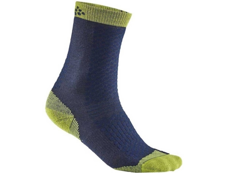 Calcetines para Hombre CRAFT Warm Mid 2 Pares Multicolor para Esquí (EU 28 - 30)