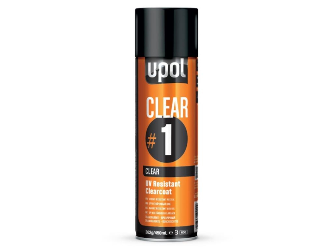 Spray U-POL Barniz Brillante Clear 1 (450 ml)