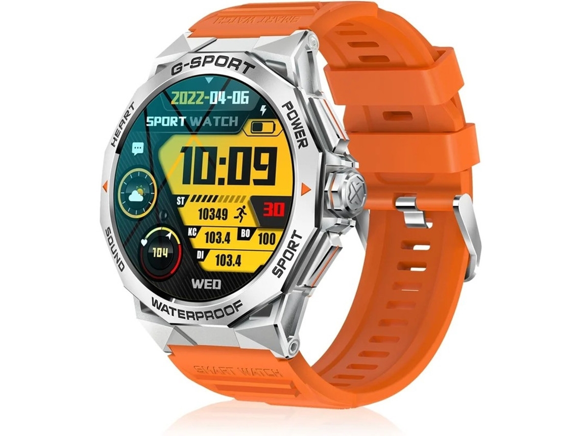Relojes inteligentes militares para hombre, reloj deportivo Ultra HD AMOLED de 1,43 pulgadas con recepción y marcación de llamadas (más de 100 Yizhood)