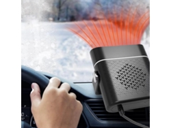Aquecedor Portátil Ipree 360 ​​graus Para Carro Caminhão E Outros Veículos Em Abs Com Ventilador De Aquecimento E Resfriamento 12v/24v (branco)